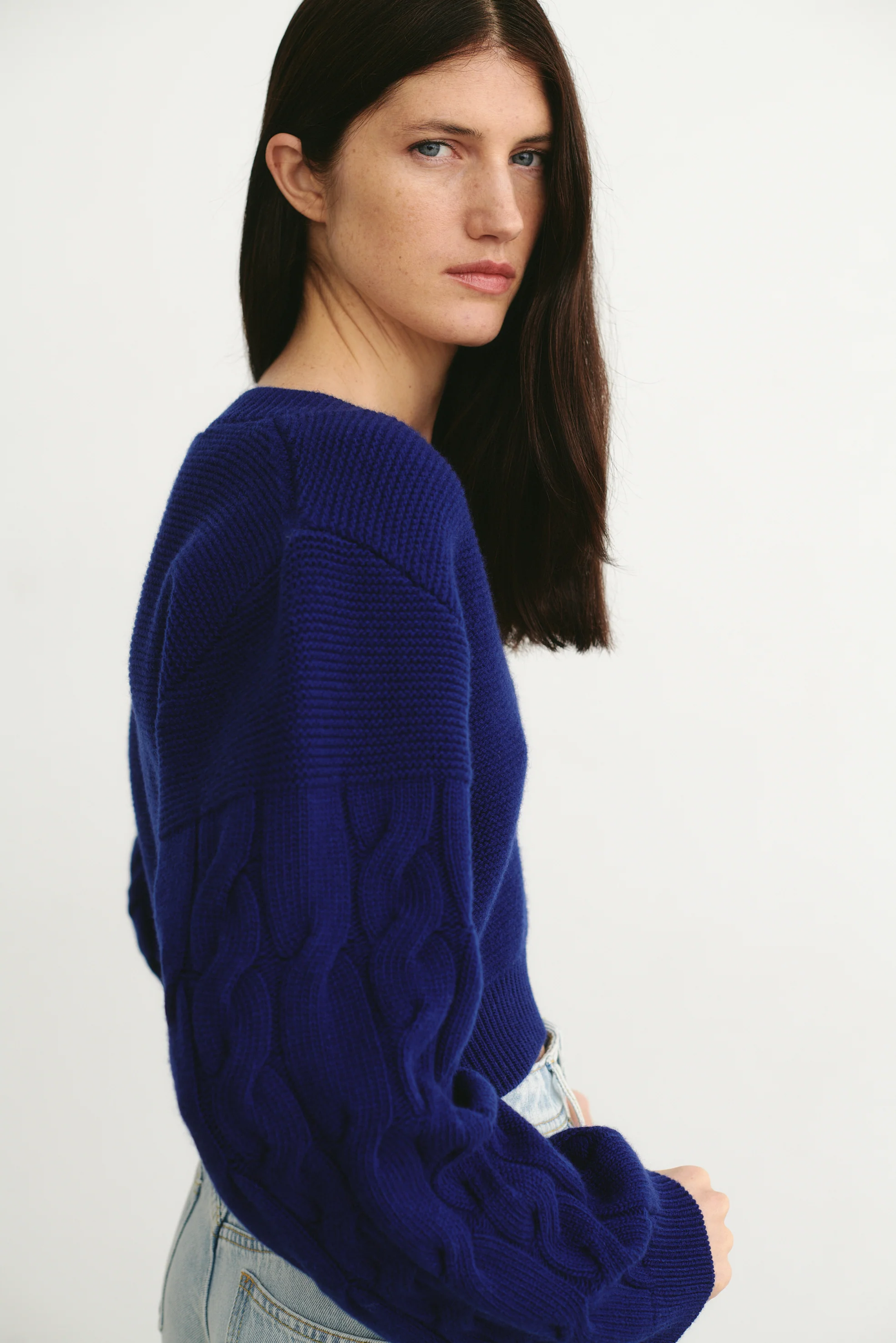 Delilah Sweater Blue - Image 4