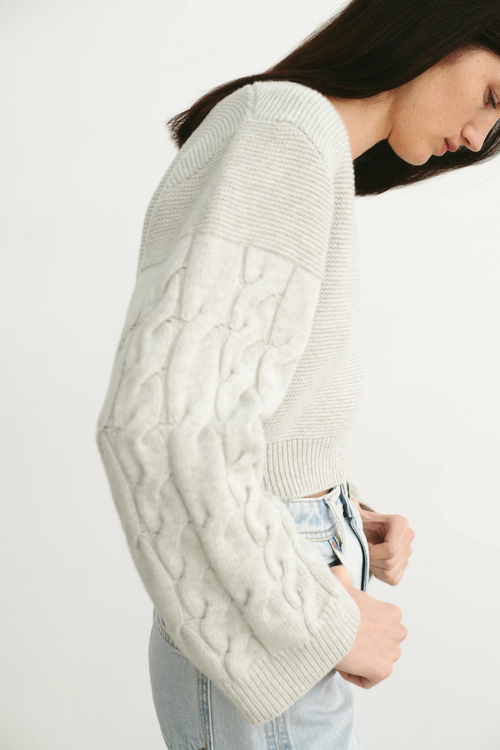 Delilah Sweater Grey - Image 3