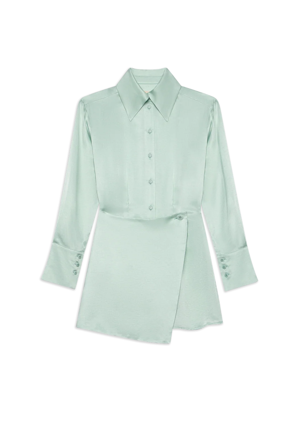 Ruby Shirt Dress Mint - Image 5
