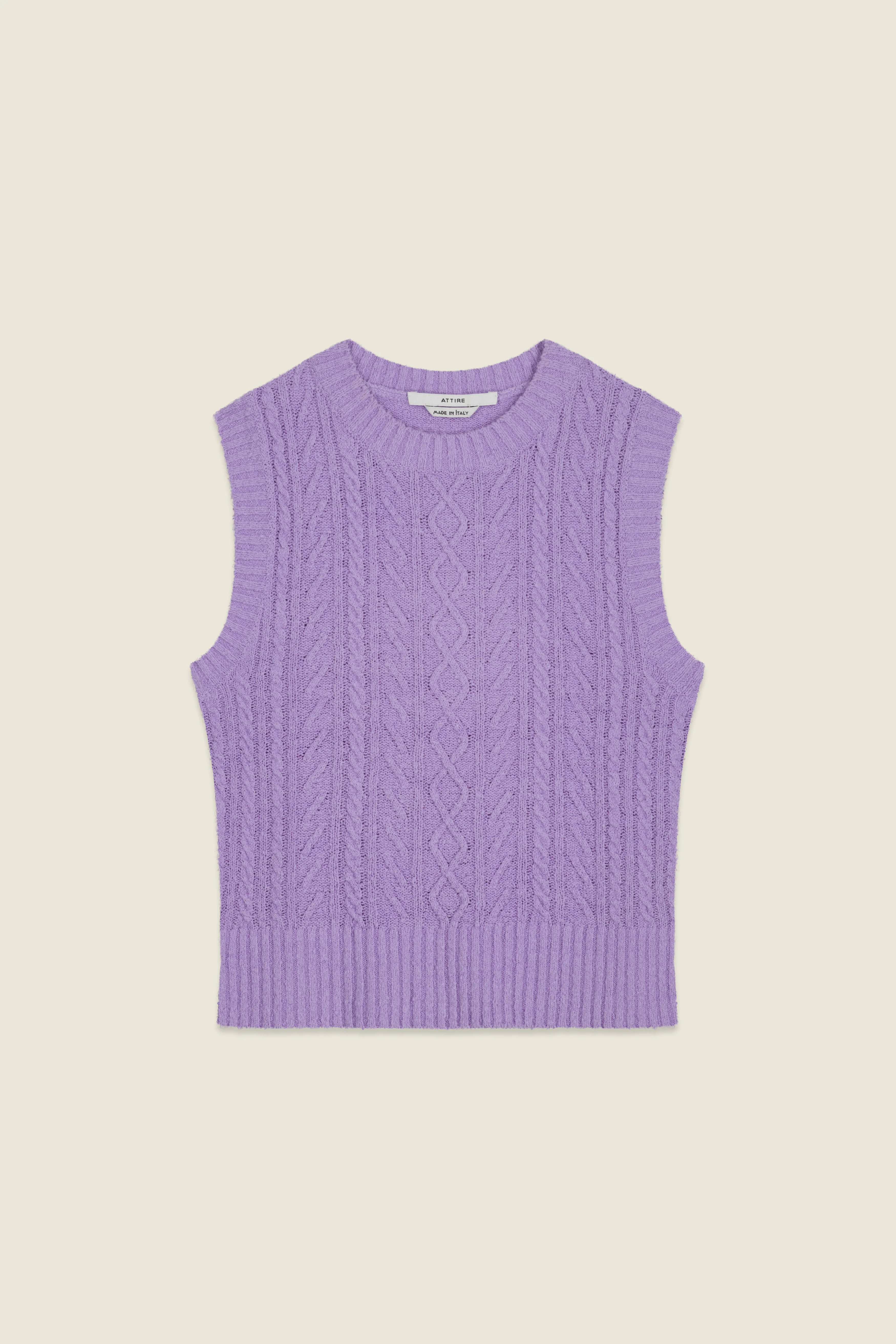 Feli Sleeveless Sweater Lavender