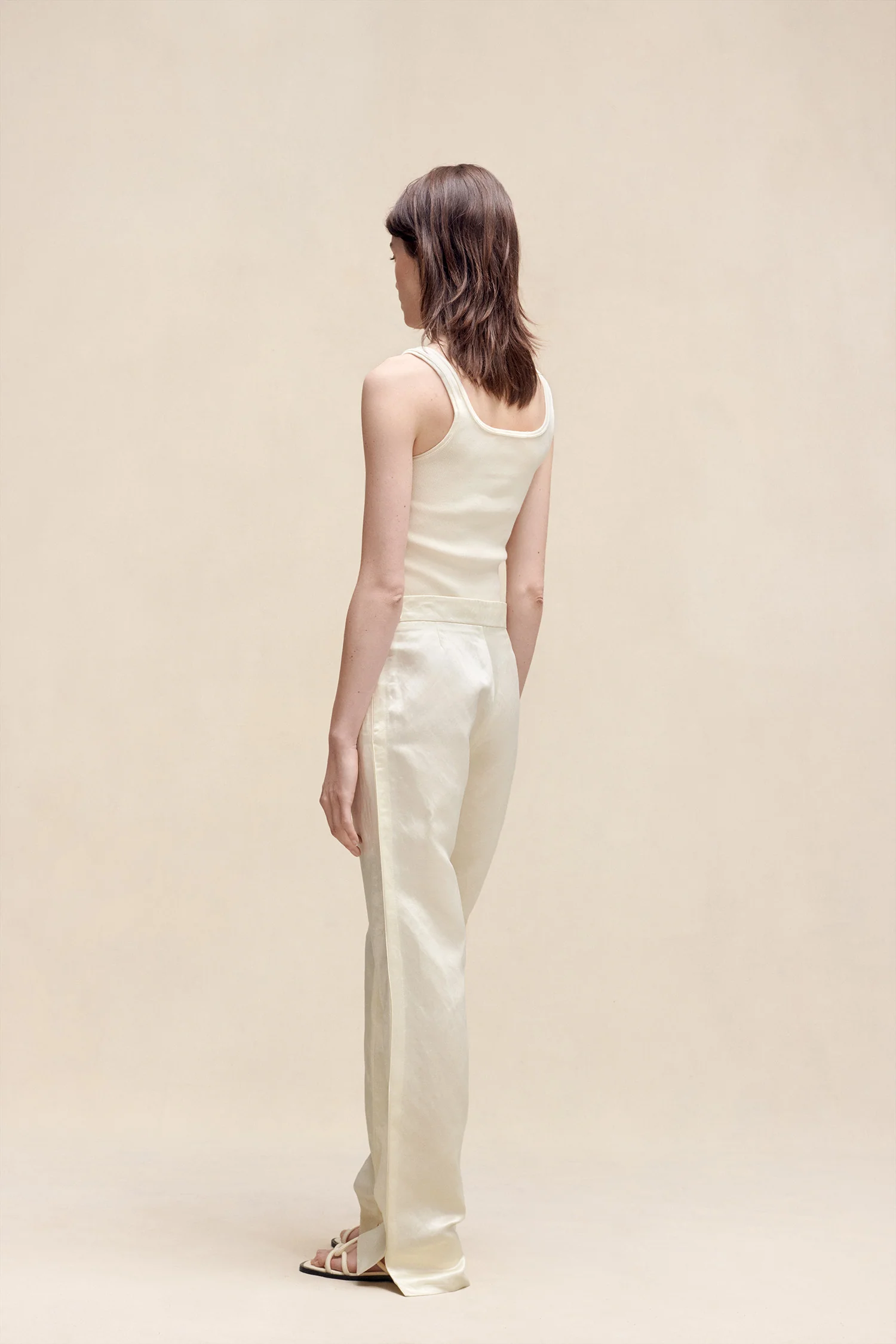 Frida Trousers Ivory - Image 4